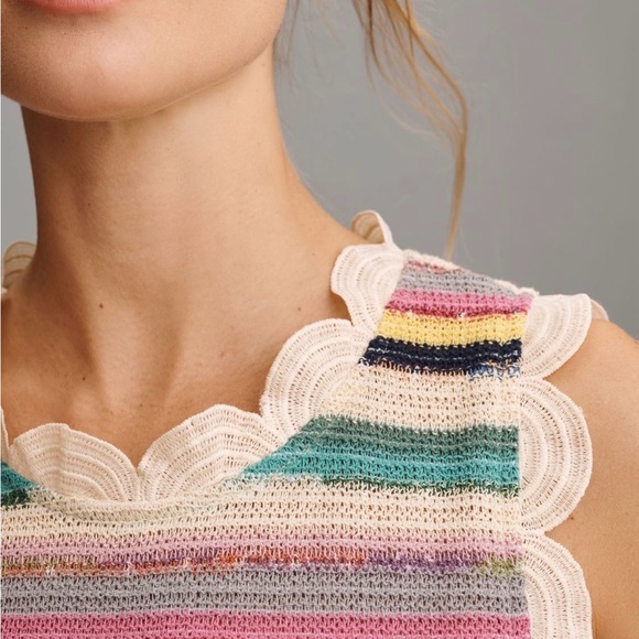 Free People Colorful Striped Tank Top - Picture 2 of 4